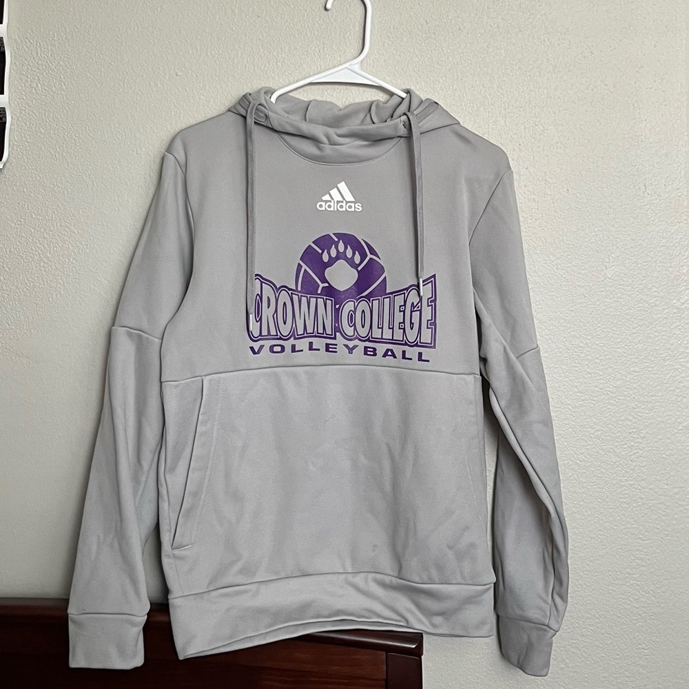 Adidas Gray Crown College Volleyball Hoodie